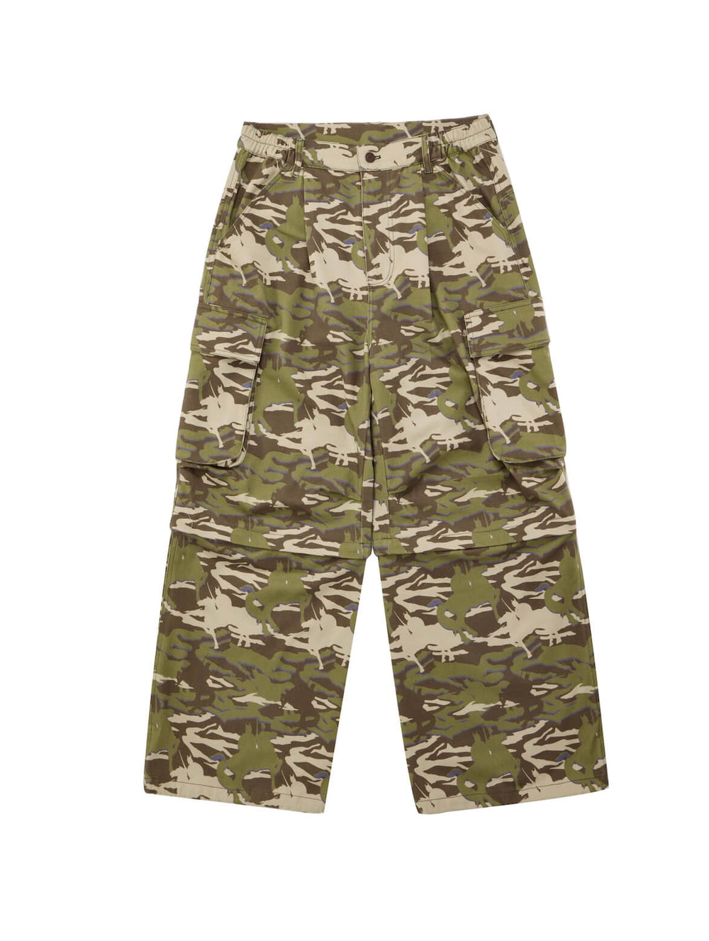 EVILKNIGHT(EK) Camouflage Detachable Convertible Utility Cargo Pants