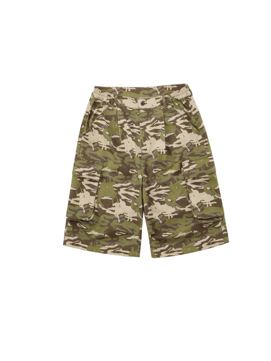 EVILKNIGHT(EK) Camouflage Detachable Convertible Utility Cargo Pants
