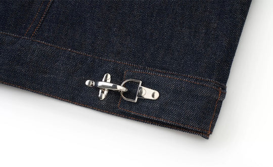 EVILKNIGHT(EK) 3D Cut Twisted Front Denim Jacket | Face 3 Face