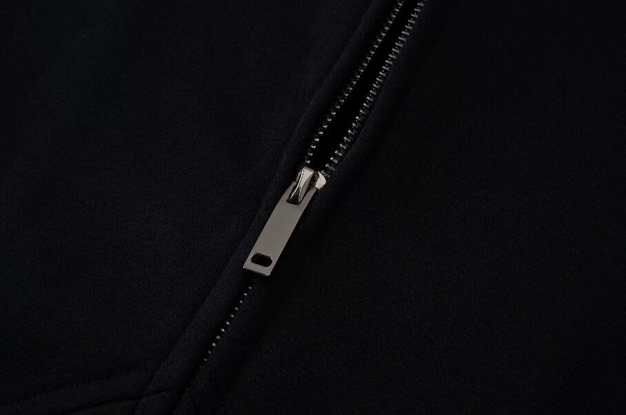 EVILKNIGHT(EK) Striped Hood Lining Zip Up Hoodie | Face 3 Face