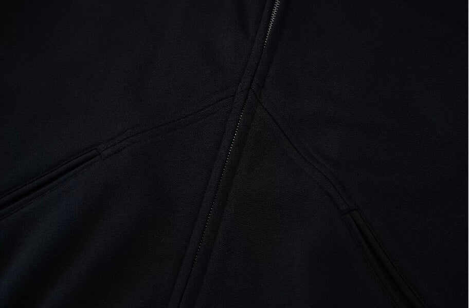EVILKNIGHT(EK) Striped Hood Lining Zip Up Hoodie | Face 3 Face