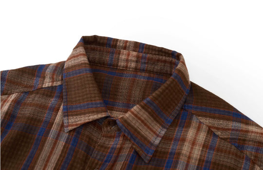 EVILKNIGHT(EK) Reversible Checkered Long Sleeve Shirt | Face 3 Face