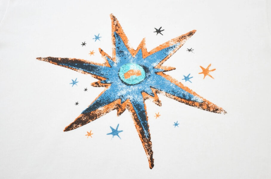 EVILKNIGHT(EK) Starfish Graphic Print Short Sleeve Tee | Face 3 Face