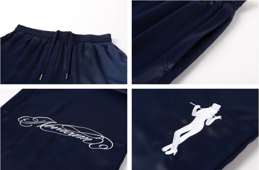 NOVACAM Satin Silky Baggy Track Pants | Face 3 Face