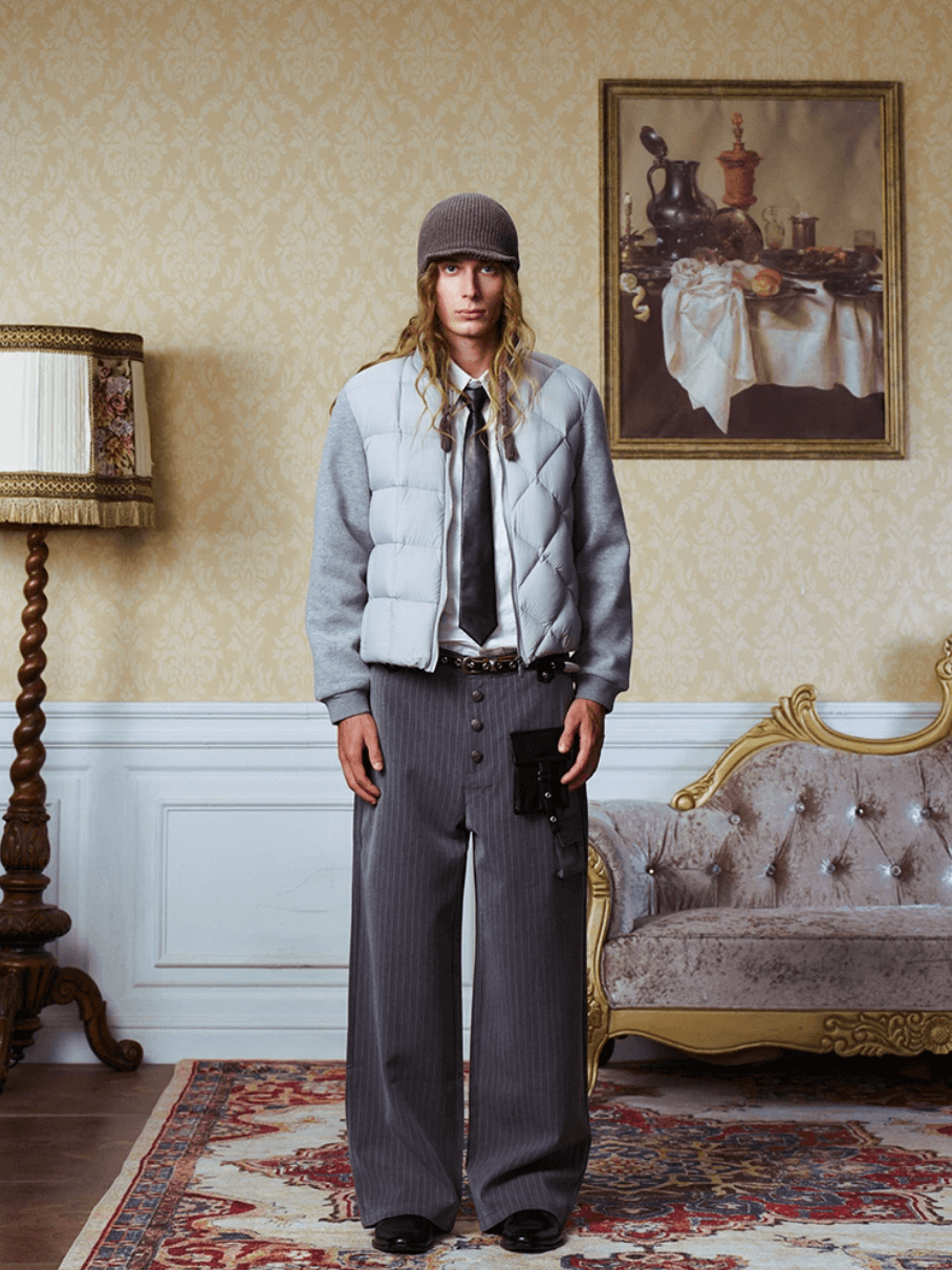 YADcrew Asymmetric Quilted Down Jacket | Face 3 Face