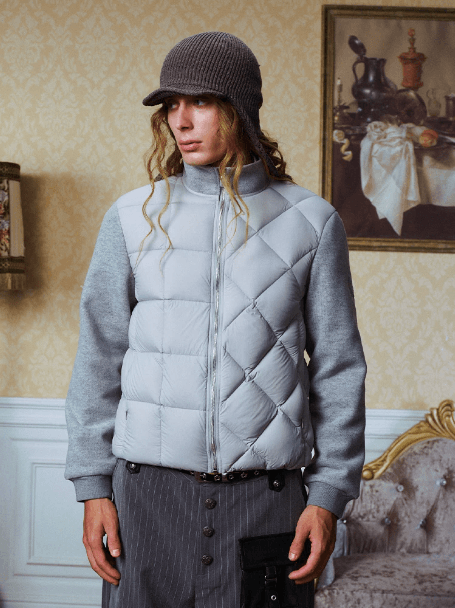 YADcrew Asymmetric Quilted Down Jacket | Face 3 Face