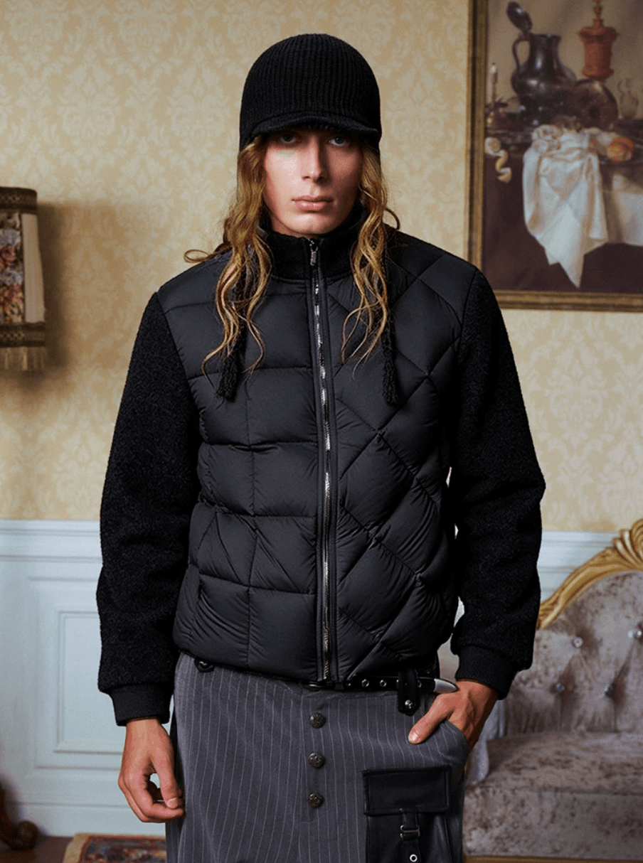 YADcrew Asymmetric Quilted Down Jacket | Face 3 Face