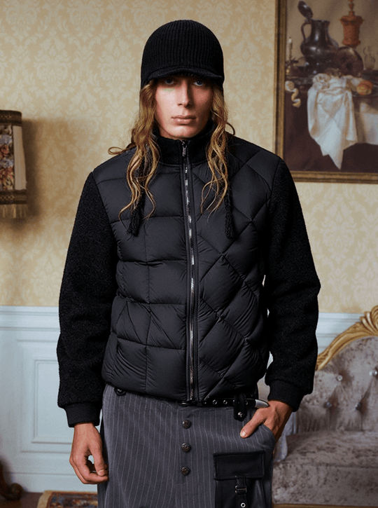 YADcrew Asymmetric Quilted Down Jacket | Face 3 Face