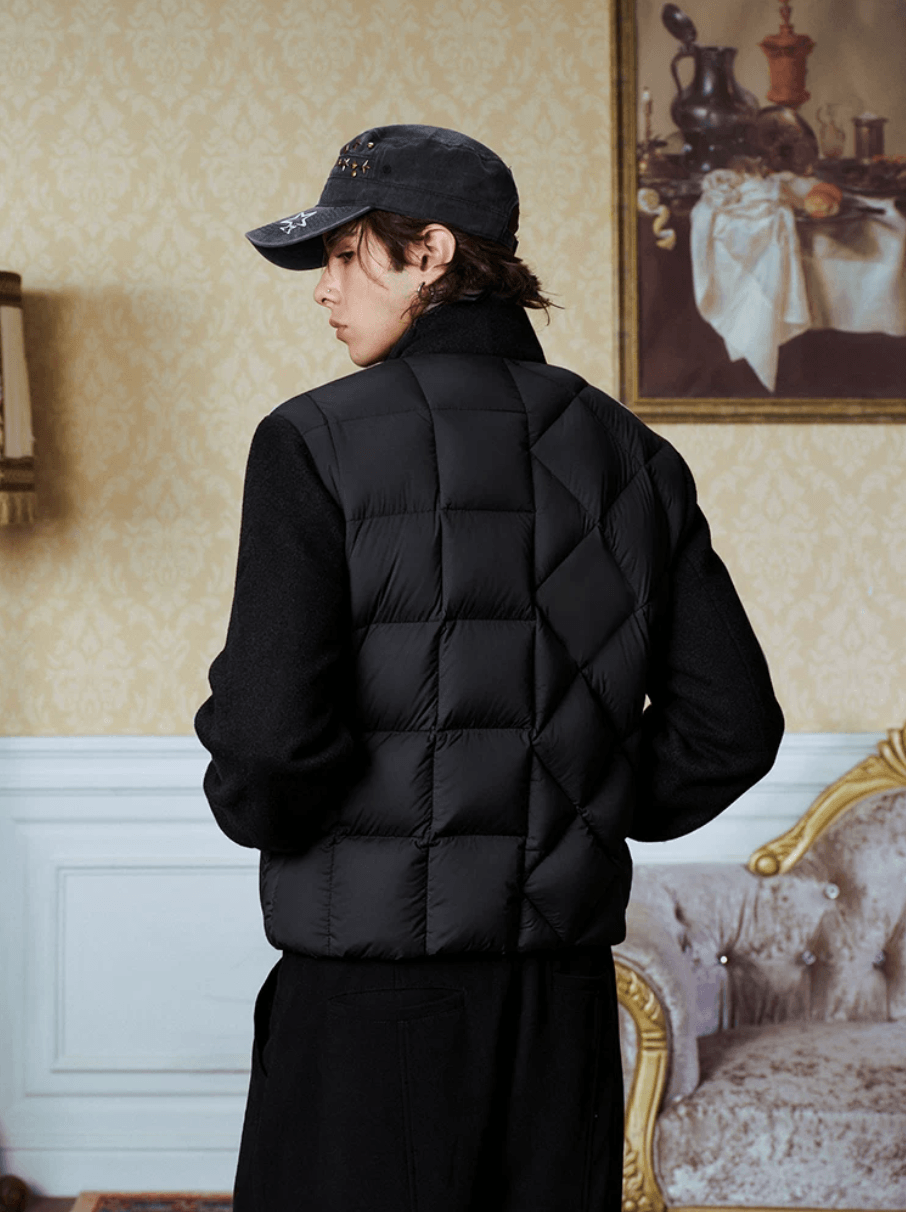 YADcrew Asymmetric Quilted Down Jacket | Face 3 Face