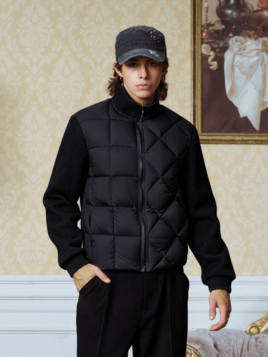 YADcrew Asymmetric Quilted Down Jacket | Face 3 Face