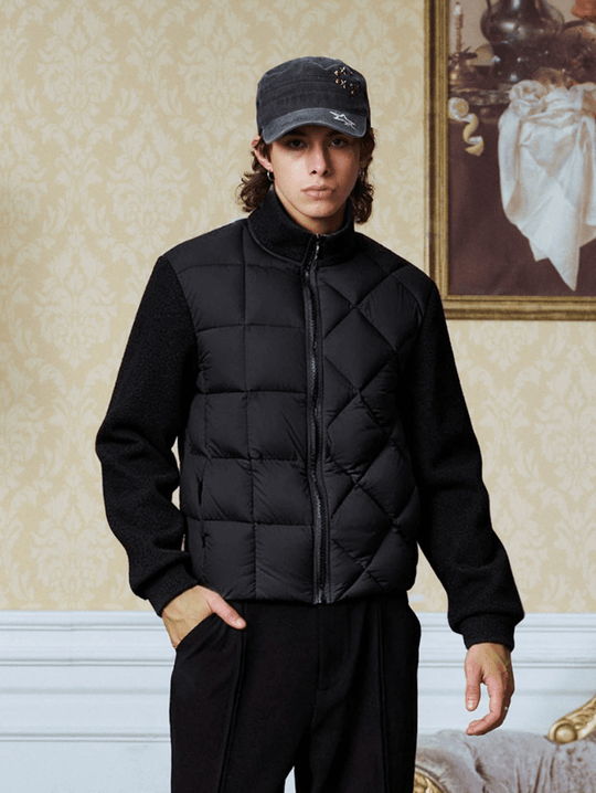 YADcrew Asymmetric Quilted Down Jacket | Face 3 Face
