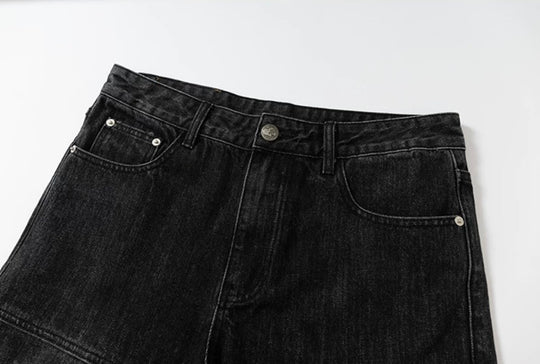YADcrew Side Napoleon Strap Washed Jeans | Face 3 Face