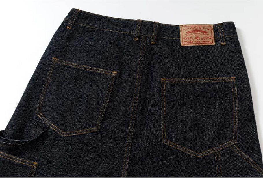 YADcrew Studded Double Knee Painter Jeans | Face 3 Face