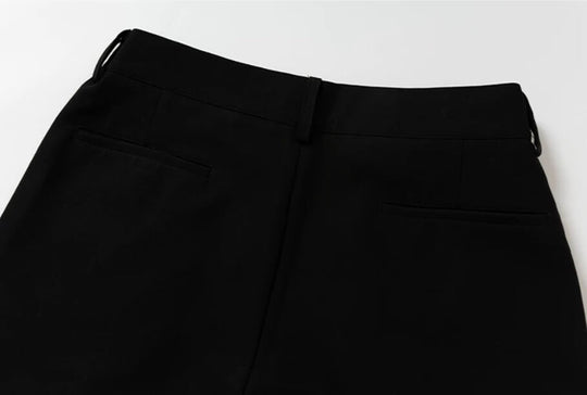 YADcrew Studded Pleated Flared Pants | Face 3 Face