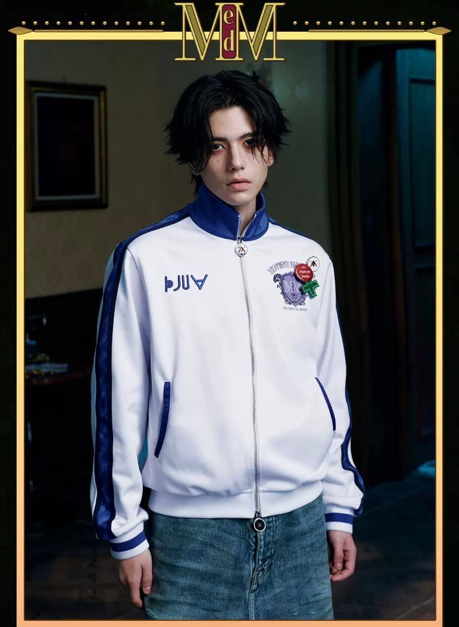 MEDM × HUNTER×HUNTER Character Icon Color Block Track Jacket