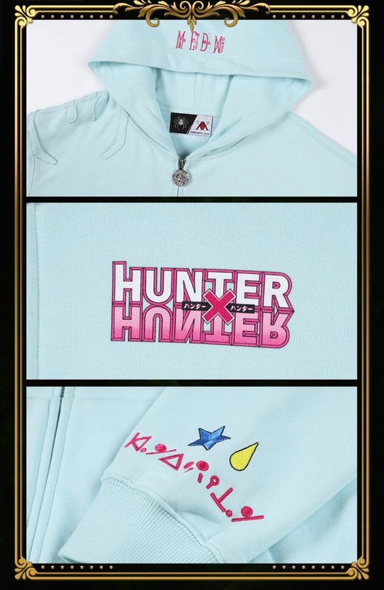MEDM × HUNTER×HUNTER Phantom Troupe Spider Patch Zip Up Hoodie | Face 3 Face