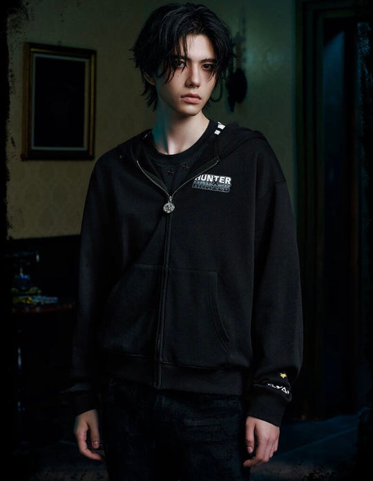 MEDM × HUNTER×HUNTER Phantom Troupe Spider Patch Zip Up Hoodie | Face 3 Face