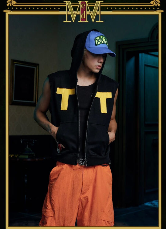 MEDM × HUNTER×HUNTER Killua TT Sleeveless Zip Up Hoodie | Face 3 Face
