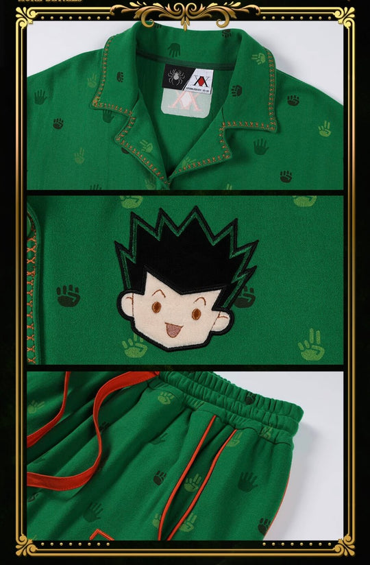 MEDM × HUNTER×HUNTER All Over Character Icon Print Pajama Set | Face 3 Face