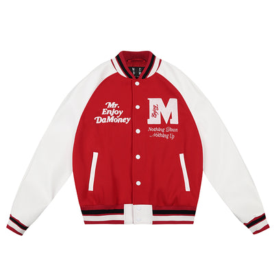 MEDM Font Typography Varsity Jacket | Face 3 Face