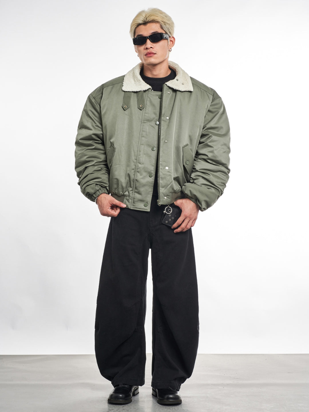 F3F Select Fur Collar MA-1 Bomber Flight Jacket | Face 3 Face