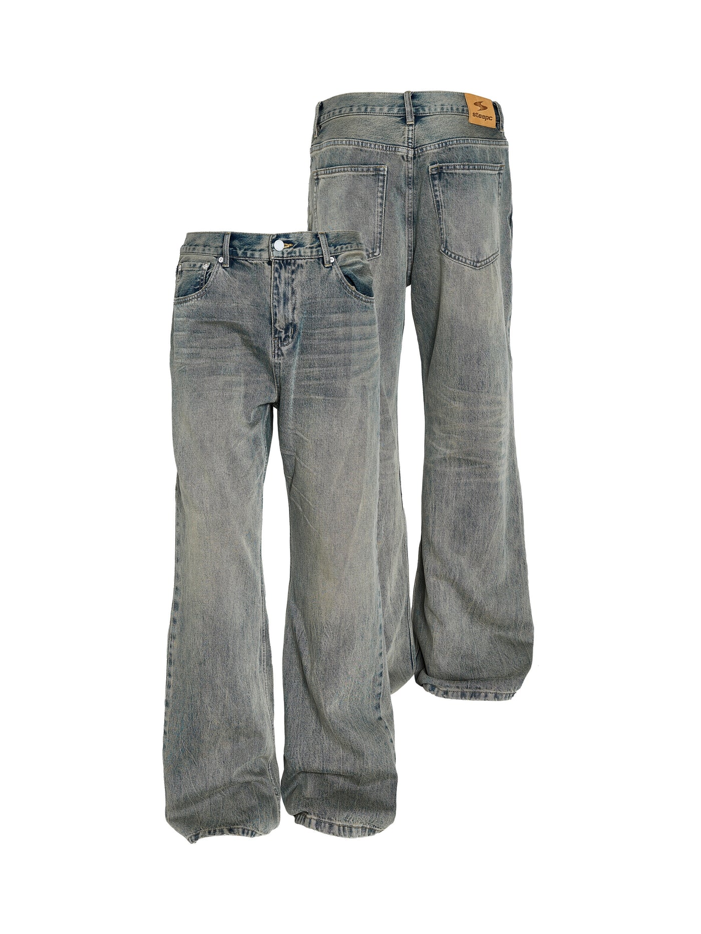 STEEPC Cat Whiskers Washed Jeans | Face 3 Face