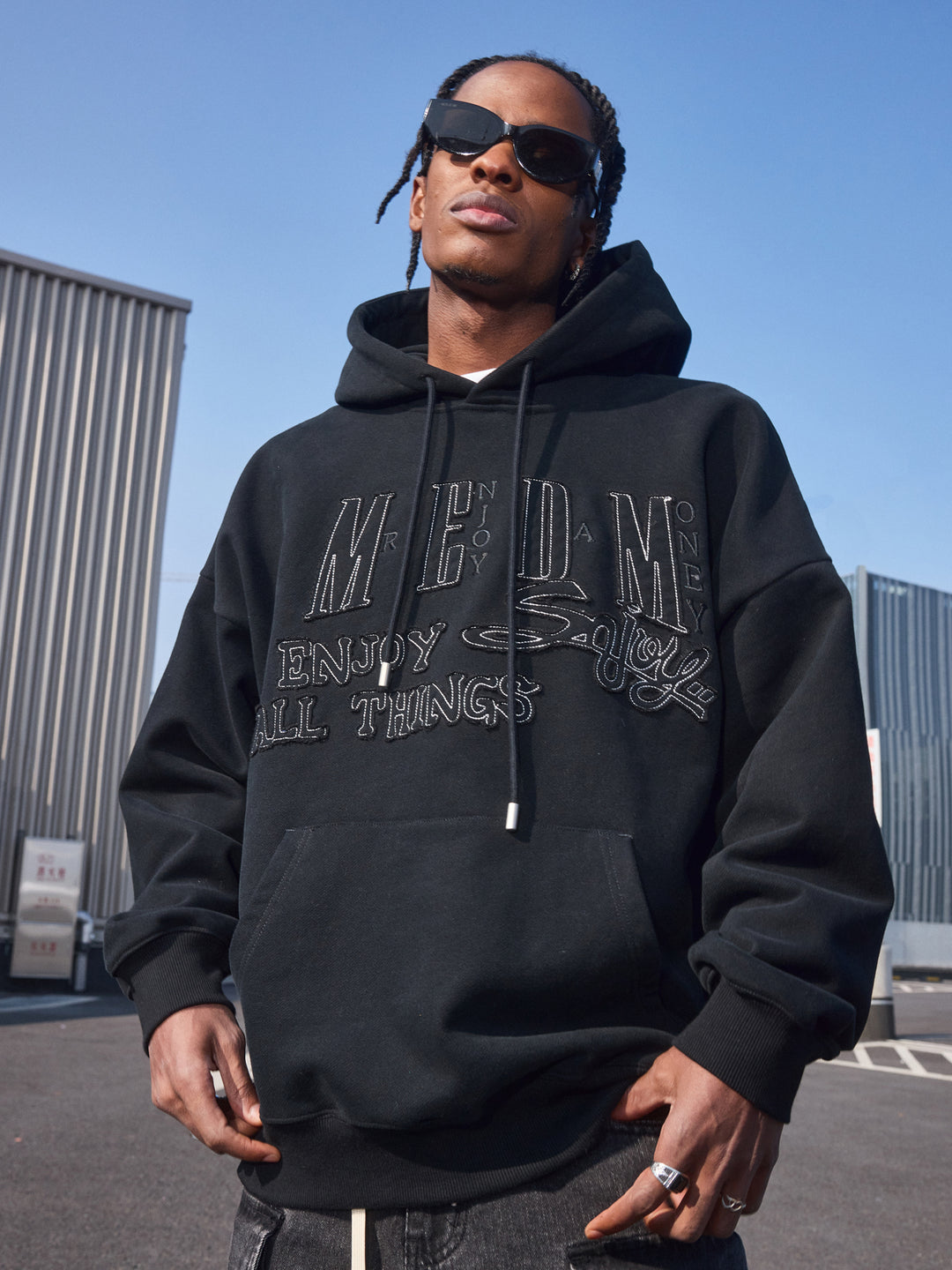 MEDM Letters Collage Hoodie