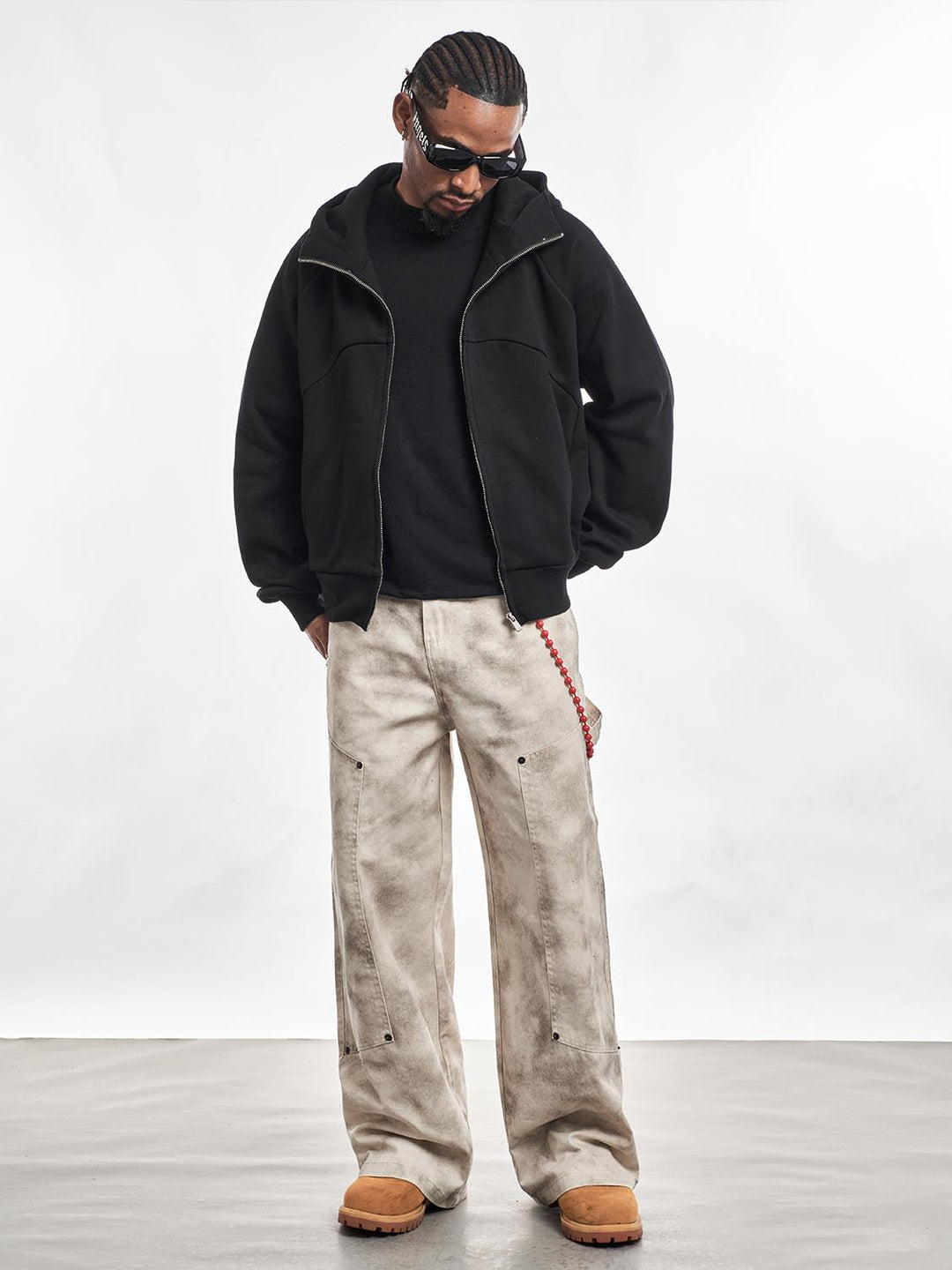 F3F Select Tie Dye Baggy Double Knee Pants | Face 3 Face