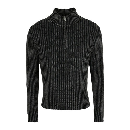 ANTIDOTE High Neck Half Zip Knit Sweater | Face 3 Face