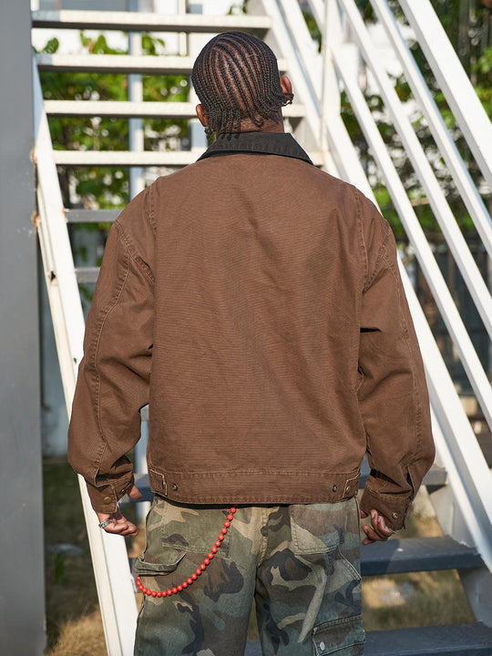 F3F Select Color Block Lapel Detroit jacket | Face 3 Face