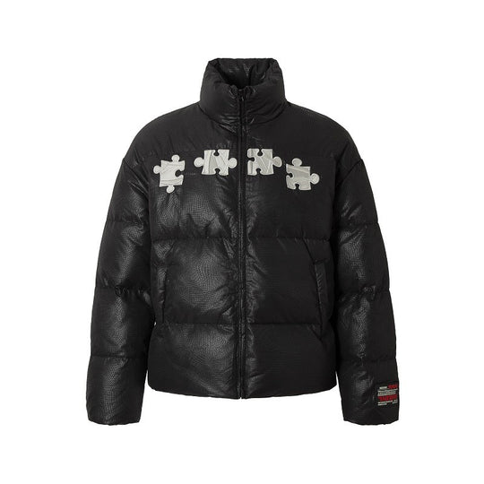 YADcrew 3D Embroidered Puzzle Spiderweb Down Jacket | Face 3 Face