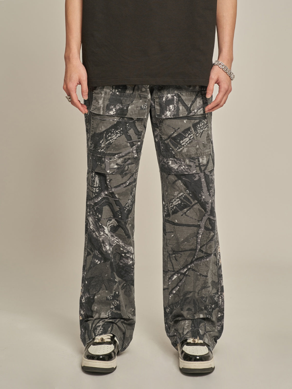 F3F Select Camouflage Paratrooper Outdoor Punch Work Pants