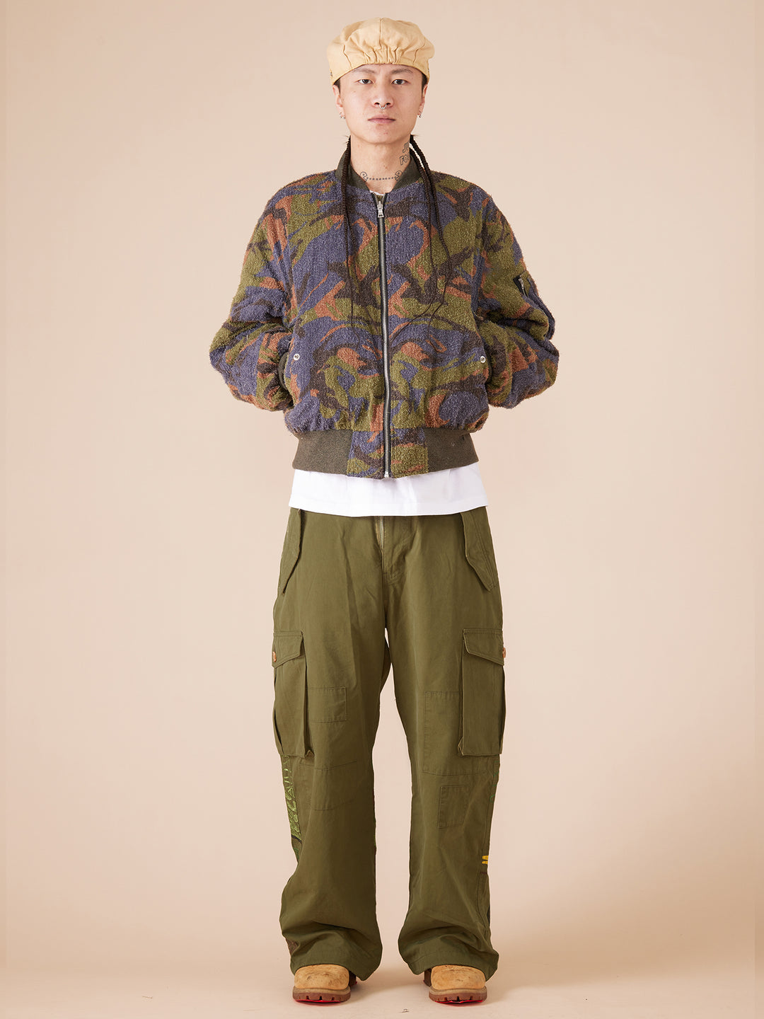 EVILKNIGHT(EK) Camouflage Reversible MA-1 Air Force Bomber Jacket