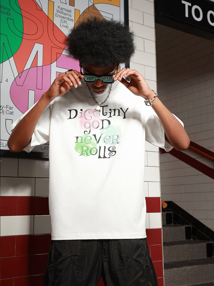 DICETINY Gradient Phantom Dice Print Tee | Face 3 Face