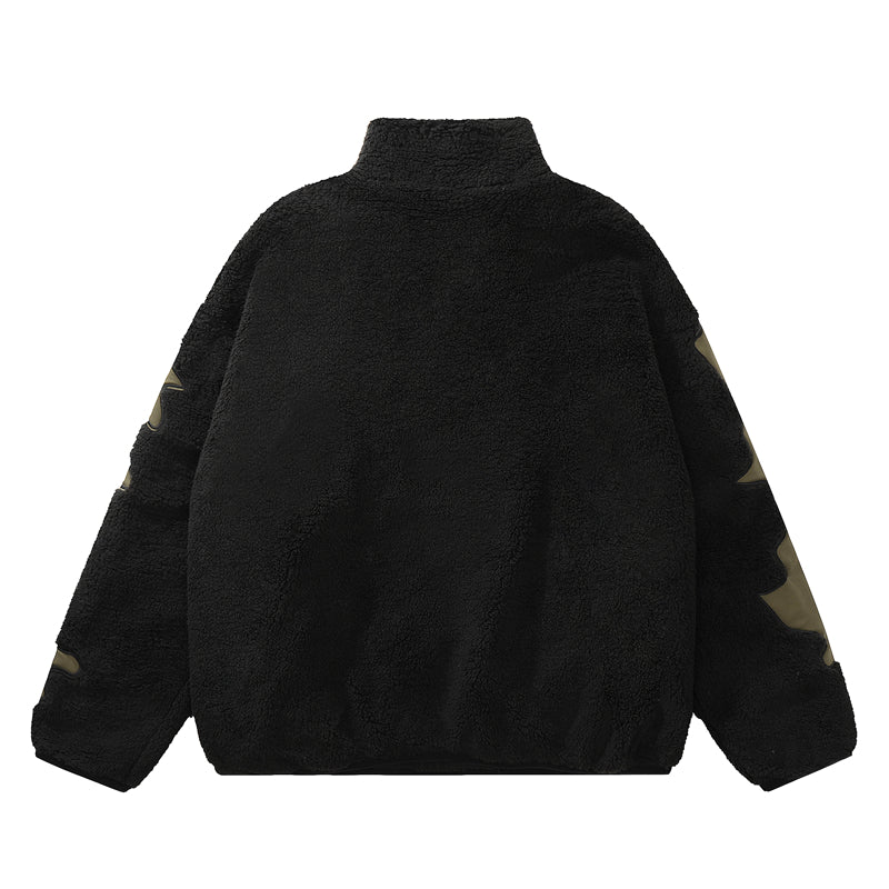 F3F Select Skeleton Sherpa Fleece Boa Jacket