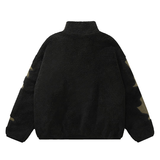F3F Select Skeleton Sherpa Fleece Boa Jacket