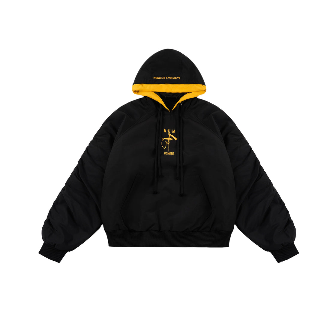 S45 Embroidered Pullover Hooded Jacket | Face 3 Face