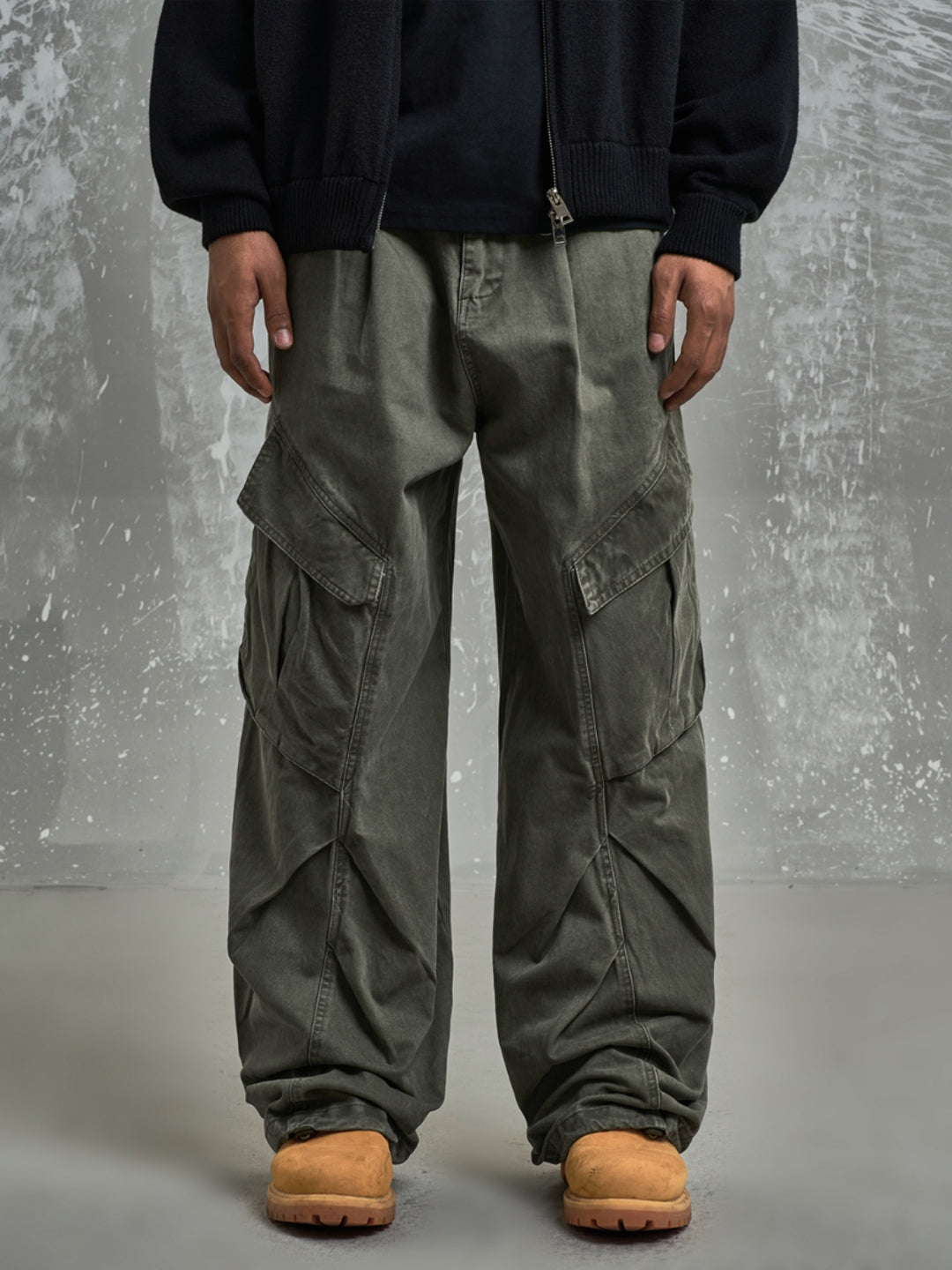 F3F Select 3D Pockets Baggy Paratrooper Work Pants | Face 3 Face