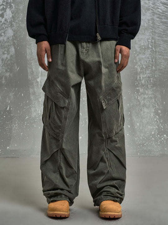 F3F Select 3D Pockets Baggy Paratrooper Work Pants | Face 3 Face