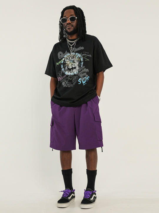 F3F Select Mountain System Multi Pocket Work Cargo Shorts