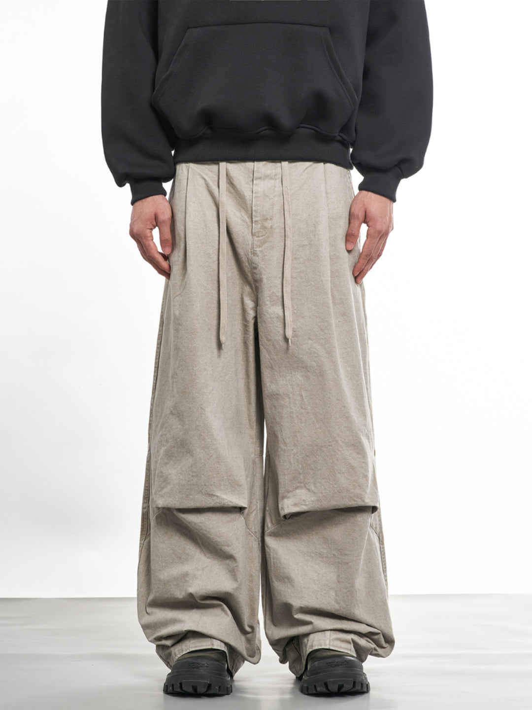 F3F Select Drawstring Ripstop Parachute Baggy Pants | Face 3 Face