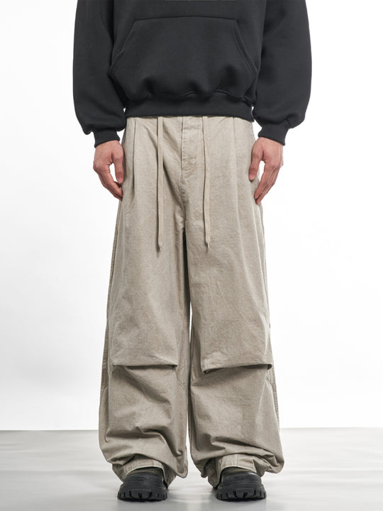 F3F Select Drawstring Ripstop Parachute Baggy Pants | Face 3 Face