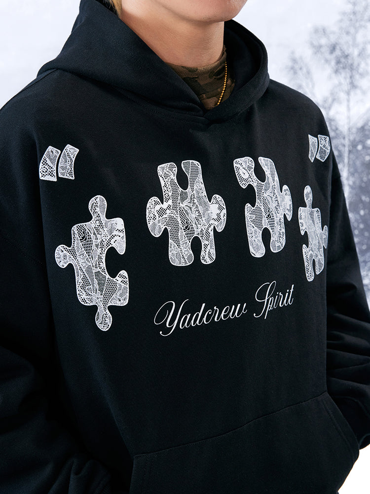 YADcrew Puzzle Lace Hoodie | Face 3 Face