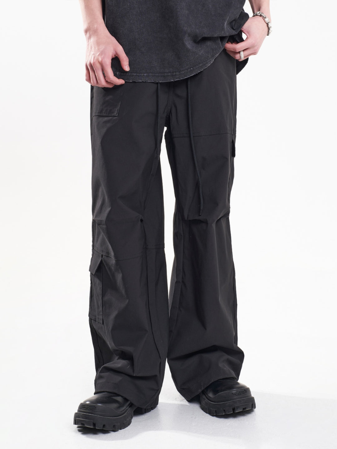 F3F Select Drawstring Multi Pockets Work Cargo Pants