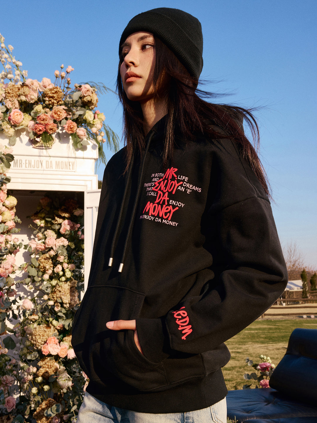 MEDM Foam Printed Graffiti Hoodie