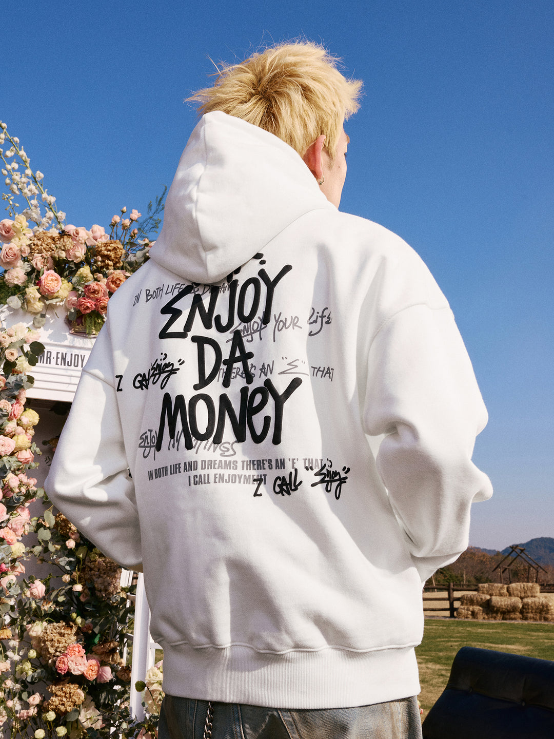 MEDM Foam Printed Graffiti Hoodie