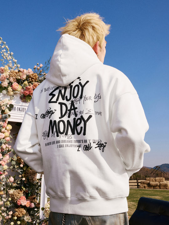 MEDM Foam Printed Graffiti Hoodie