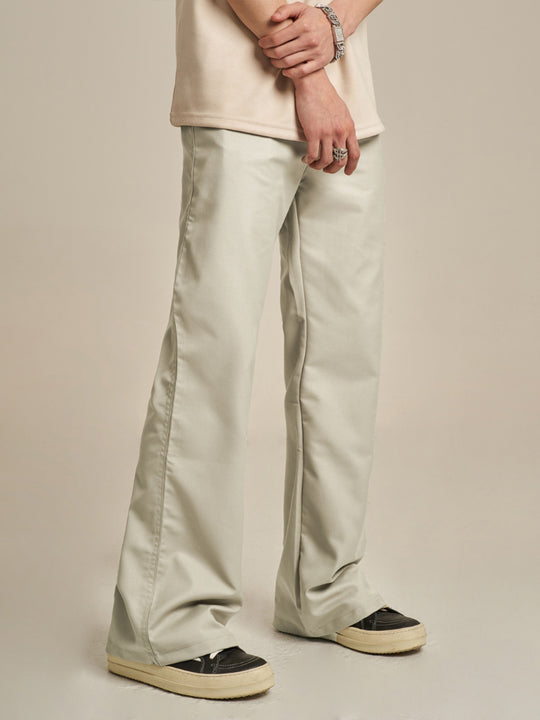 F3F Select Breathable Zipper Draped Micro Flare Pants