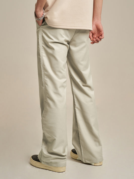 F3F Select Breathable Zipper Draped Micro Flare Pants