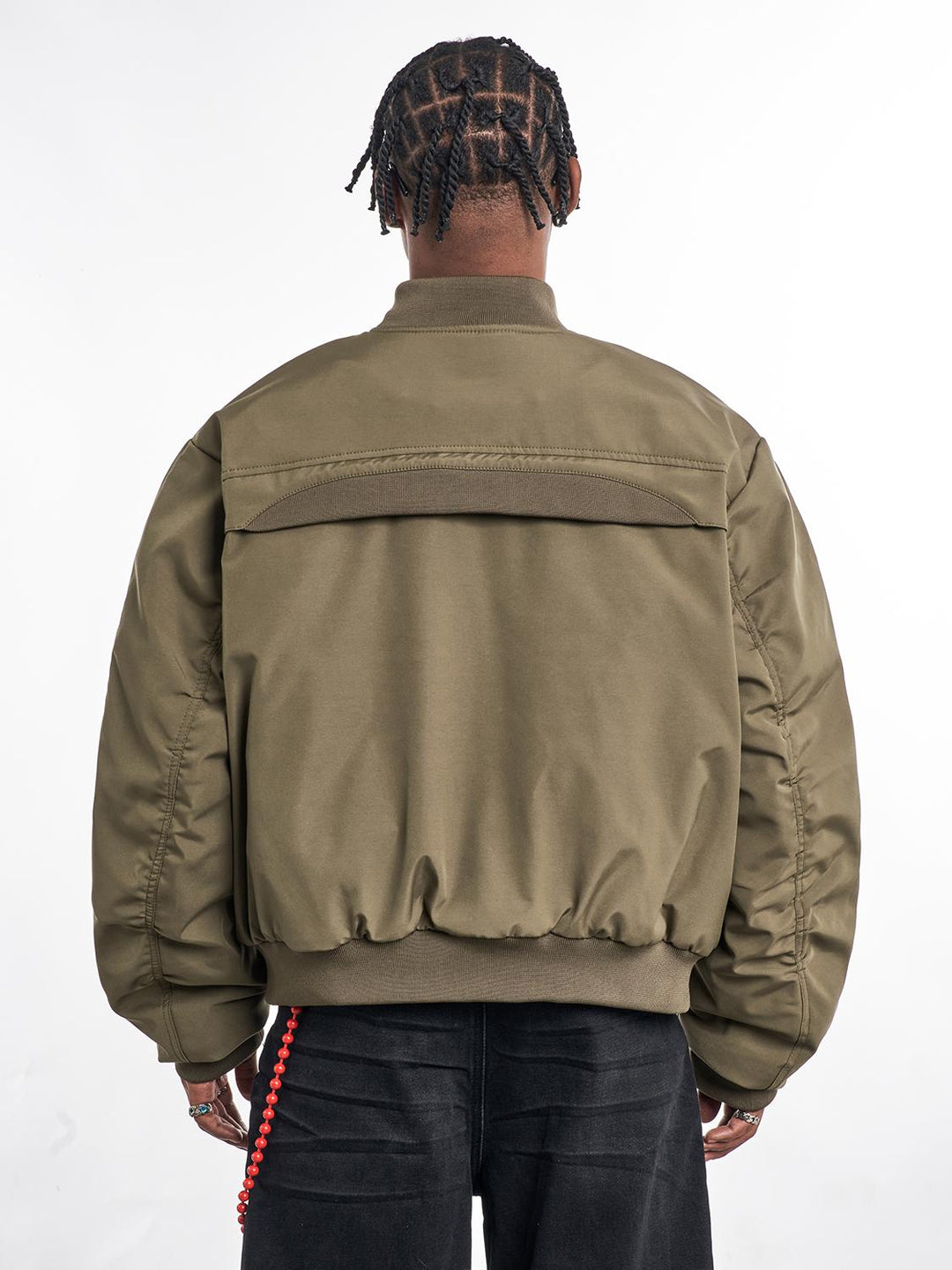 F3F Select Rib Knit Design MA-1 Bomber Flight Jacket | Face 3 Face